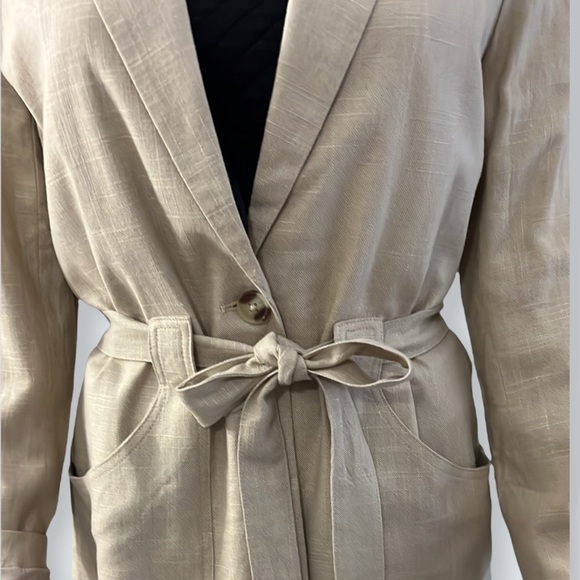 SOYACONCEPT Beautiful Linen & Viscose Blend Blazer NWT - Picture 3 of 10